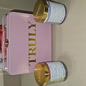 Truly beauty glazed donut after shave glow cream and buns of glowry butt polish